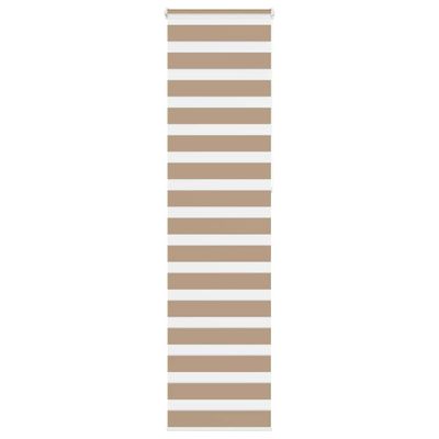 vidaXL Zebrová roleta pieskovo hnedá 60x230 cm šírka látky 55,9 cm polyester
