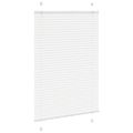 vidaXL plisovaná roleta biela 95x100 cm šírka látky 94,4 cm