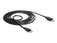 Kábel DisplayPort - DisplayPort (M) do DisplayPort (M) - DisplayPort 1.2a - 1.5 m - podporuje 4K - čierna