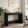 vidaXL Postelový stôl Čierny dub Kompozitné drevo 100 x 45 x 75 cm