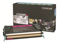 Purpurová - originálna - kazeta s farbivom LCCP, LRP - pre Lexmark C734, C736, X734, X736, X738