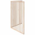 vidaXL Skladacia brána pre psa, 2 panely, 160 cm, topoľové drevo
