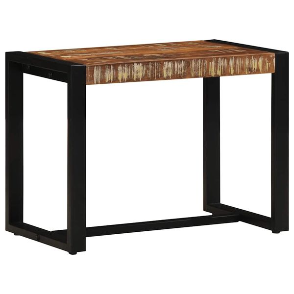 vidaXL Lavica viacfarebná 60x35x45 cm masívne recyklované drevo