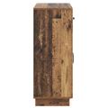 vidaXL Servírovacia skriňa so zásuvkou Staré drevo 66 x 34,5 x 87 cm