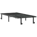 VidaXL Rám postele bez matraca Skladací Čierna 90x200 cm Oceľ