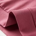vidaXL Detská mikina so zamatom v štýle patchwork malinová 128