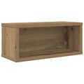 vidaXL Roh na skladovanie CD 2 ks Dub artisan 40 x 17 x 17 cm