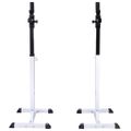 vidaXL Stojan na drepy so sadou činiek barbell a dumbbell 60,5 kg