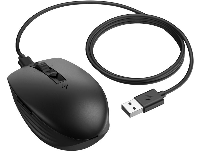 HP 715/Kancelárska/Optická/3 000 DPI/USB+BT/Černá