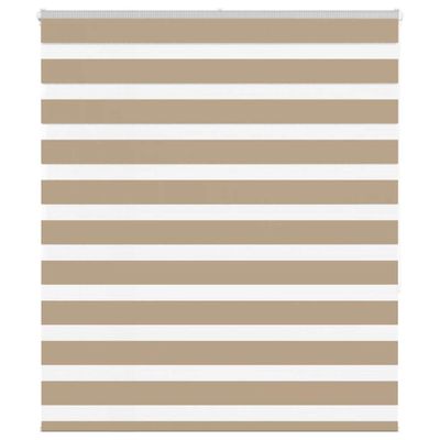 vidaXL Zebra roleta 125x150 cm šírka látky 120,9 cm polyester