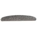 vidaXL Schodové rohože 15 ks 65x21x4 cm sivé, polkruhové, veľké