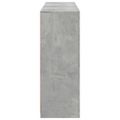 vidaXL Komody s LED svetlami 3 ks betónovo sivé kompozitné drevo