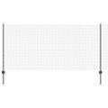 vidaXL Zvarené pletivo s podperami 10 x 1,2 m PVC potiahnutá oceľ Sivá