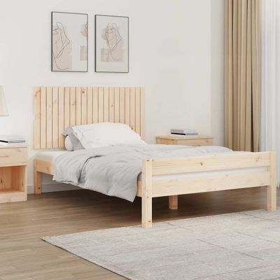 vidaXL Nástenné čelo postele 127,5x3x60 cm masívna borovica