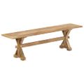 vidaXL Lavička do chodby 160x35x45 cm masívne mangovníkové drevo