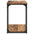 vidaXL Bočný stôl Staré drevo 50 x 35 x 52 cm Kompozitné drevo
