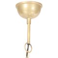 vidaXL Industriálna závesná lampa 25 W mosadzná 40 cm okrúhla E27