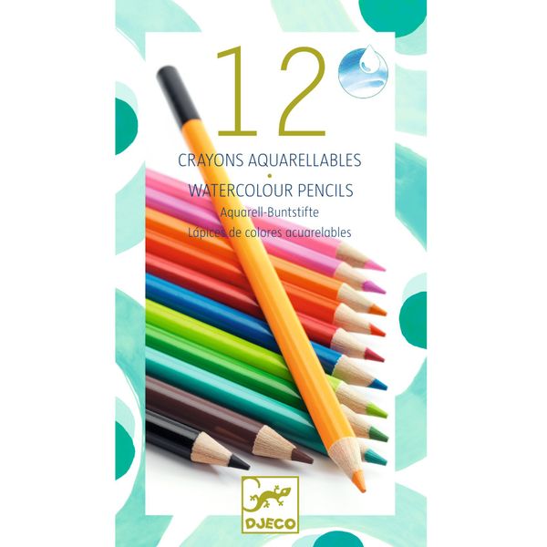 Akvarelové pastelky 12 ks