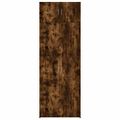 vidaXL Úložná lavička dymový dub 80x42,5x225 cm kompozitné drevo