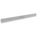 vidaXL Obrubník trávnika 10 ks 103 x 10 cm Oceľ Strieborná