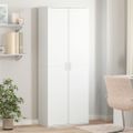 vidaXL Vysoká skrinka biela 70x35x180 cm kompozitné drevo
