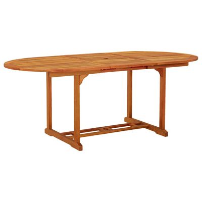 vidaXL Záhradný stôl 200x100x75 cm masívne eukalyptové drevo