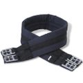 Čierna sedlo sada pre jazdu na koni 17,5" pravá koža 12 cm 5-v-1