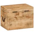 vidaXL Úložný box 39x28x31 cm mangovníkový masív