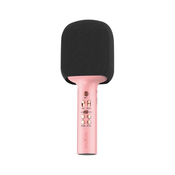 Maxlife Bluetooth mikrofón s reproduktorom MXBM-600 ružová