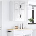 vidaXL Nástenná skrinka PORTO 2 pcs Vysoký lesk bielej 60 x 31 x 40 cm