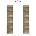 vidaXL Highboard Dub Sonoma 37,5x35x180 cm Konštruktérske drevo