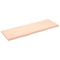 vidaXL Kúpeľňová doska 180x60x(2-6) cm neošetrený masív