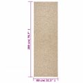 vidaXL Koberec ZIZUR 80x200 cm jutový vzhľad interiér a exteriér