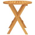 vidaXL Bistro stolík Ø46x47 cm akáciový masív