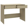vidaXL Písací stôl, dub sonoma 101x50x76,5 cm, kompozitné drevo