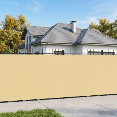 vidaXL Záclona na balkónové súkromie 150 x 300 cm Textil s PU povlakom