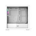 Počítačová skriňa Darkflash DS900WD ATX (biela) + 4 ventilátory