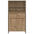 vidaXL Servírovacia skriňa Remeselnícky dub 81 x 36 x 150.5 cm
