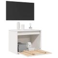 vidaXL Nástenné skrinky biele 45x30x35 cm masívne borovicové drevo