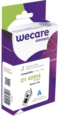 WECARE ARMOR páska kompatibilná s DYMO S0720690,Blue/White,9MM*7M