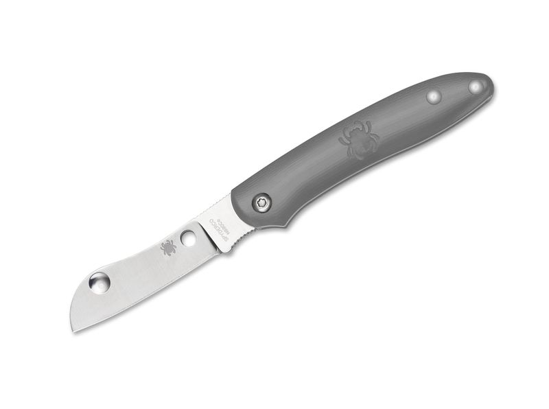 Spyderco C189PGY Roadie vreckový nôž 5,3 cm, Satin, sivá, FRN
