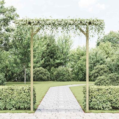 vidaXL Záhradná pergola 205x40x203 cm, drevo