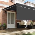 vidaXL Sklopná markíza Antracit 500 × 300 cm Polyester a hliník