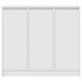 vidaXL Komoda biela 85x34x76 cm kompozitné drevo