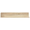 vidaXL Nástenné police 2ks dub sonoma 100x16,5x16,5cm kompozitné drevo