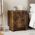 vidaXL Nočný stolík 2 ks Dymový dub 43 x 34,5 x 50 cm Kompozitné drevo