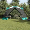 vidaXL Stan s moskytiérou so strechou Morská zelená 434 x 434 x 230 cm