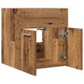 vidaXL Kúpeľňová skrinka pod umývadlo Old Wood 41x38,5x46 cm