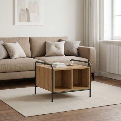 vidaXL Konferenčný stolík Dub artisan 50 x 49 x 41 cm Kompozitné drevo