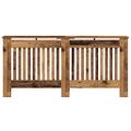 vidaXL Kryt radiátora Staré drevo 172 x 19 x 81,5 cm Kompozitné drevo